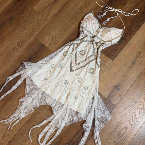 Sue Wong Dresses & Skirts - Vintage Y2K Beaded Dress Vintage Beaded Dress Sue Wong Wedding Dress Lace Fairy